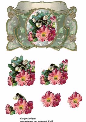 Victorian Framed Flowers