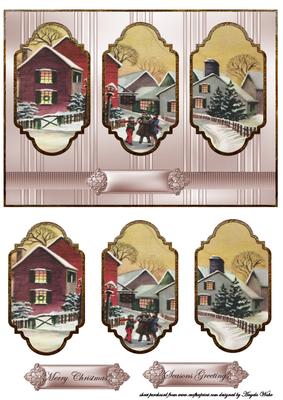 Victorian Street Singers Panel Card