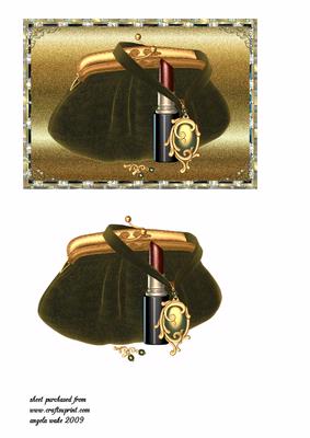 Evening Bag with Lippy and Earings