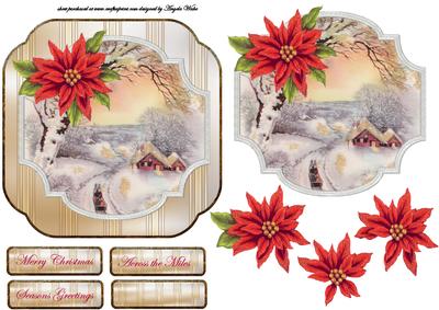 Sledge Ride and Poinsettia