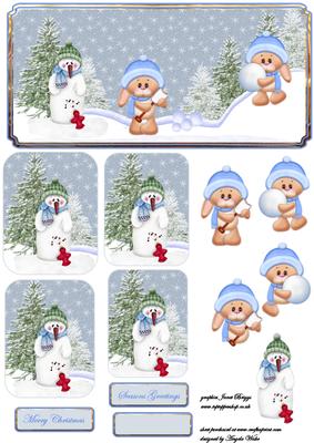 Building a Snowman and Playing Snowballs