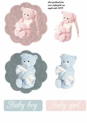 Baby Toppers Boy and Girl