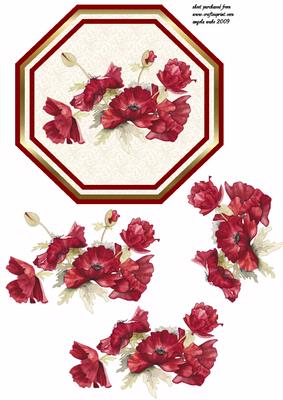 Poppies to Remember Plate