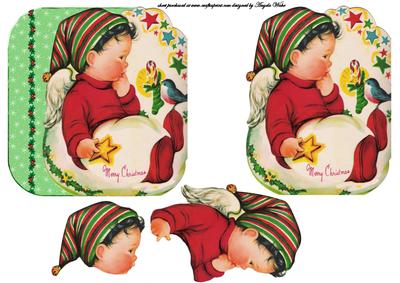 Christmas Baby Angel Over the Edge