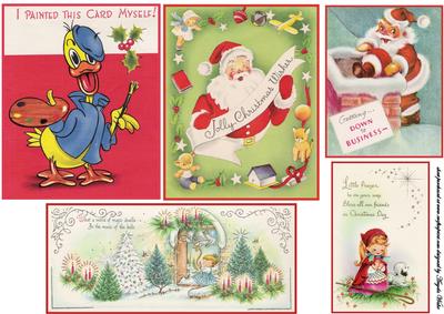 Variety Grab Toppers Vintage Christmas
