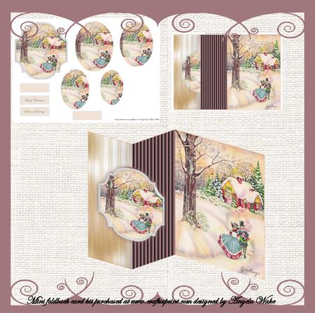 Christmas Holidays No Hole Foldback