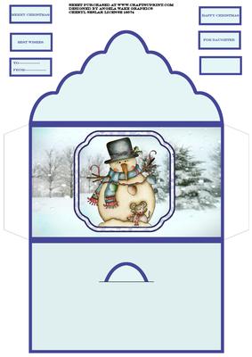 Snowman Money Wallet
