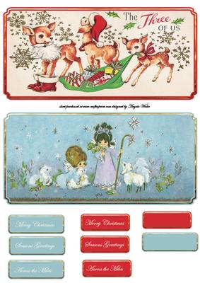 Reindeer and Lambs Toppers