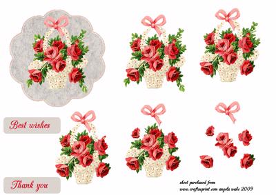 A Basket of Roses for You
