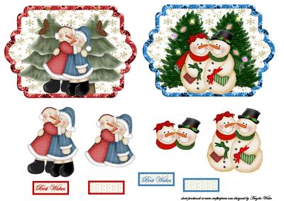 Snow Friends Toppers