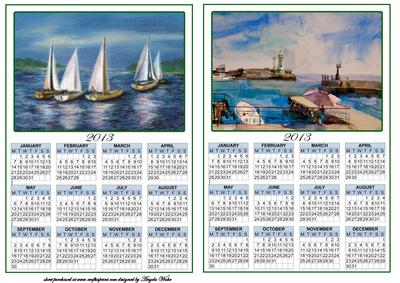 Nautical Scene A5 Calendars