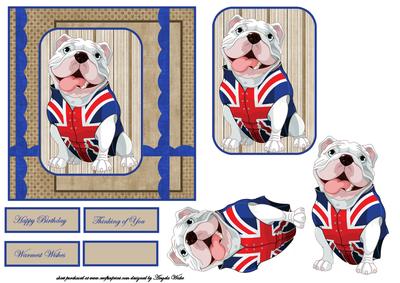 English Bulldog Card Front