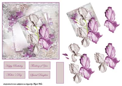 Memories and Iris Card Front