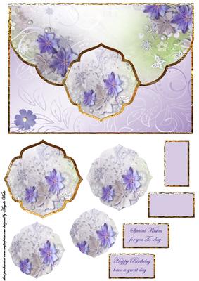 Daisy and Pearls Envelope Card