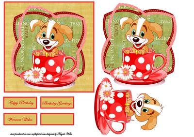 Doggy Love Card Front