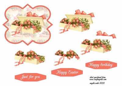 A Scalloped Box of Roses