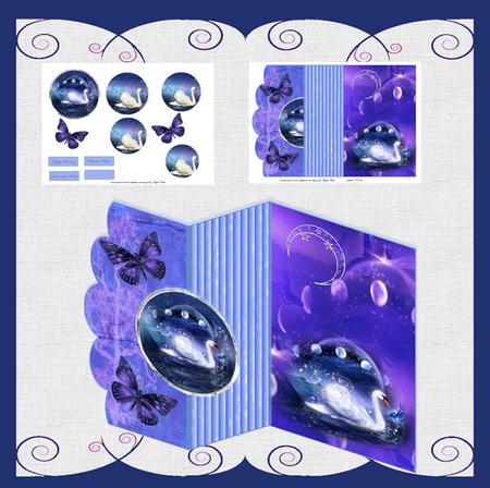 Moonlight Romance No Hole Fold Back Mini Kit