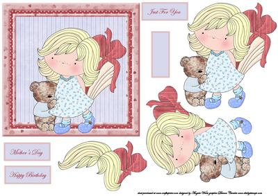 Teddy Snuggles with a Surprise for Mum