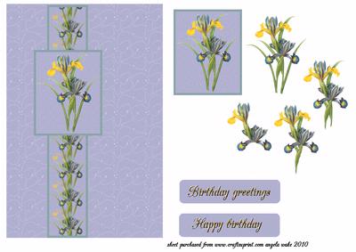Lilac and Iris with a Touch of Purple