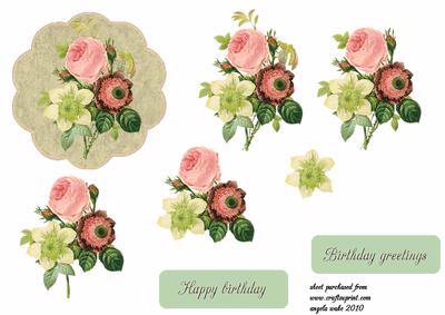Plate of Mixed Flowers