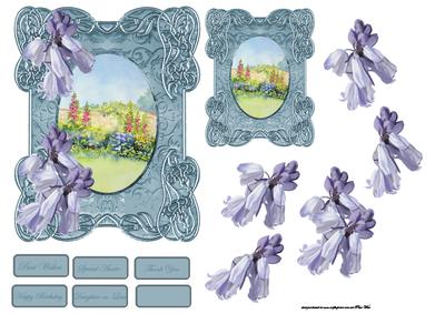 Country Garden Topper and Decoupage