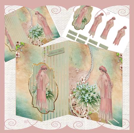 Lady with the Barrow of Flowers No Hole Mini Kit