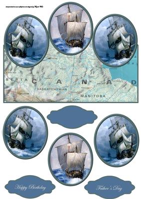 Sailing Ships Over the Edge with Toppers
