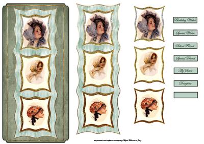 Fisher Ladies Dl Card and Toppers