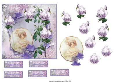 Vintage Beauty Springtime, Lilac Rose