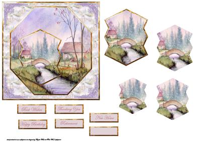 New Home Beside the River Card Front