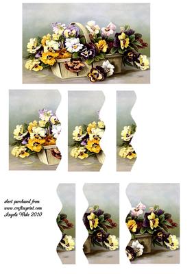 Basket of Pansy's