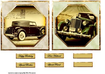Vintage Car Toppers