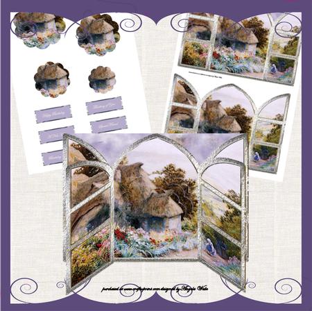 Cottage Garden View from My Window Mini Kit