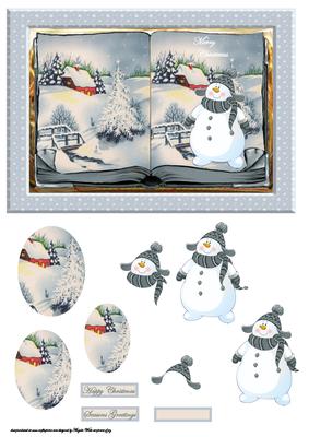 Merry Christmas from the Snowman Card
