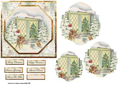 Woodland Friends at Christmas