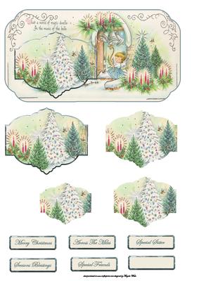 Ringing the Bells at Christmas Card
