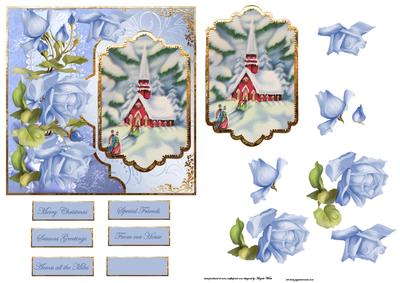 Vintage Church Gathering Card