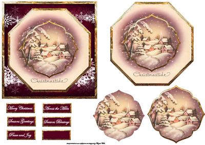 Magic of Christmas Card with a Topper