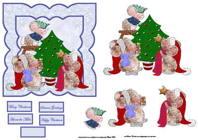 Mice Dress the Tree, Looking for a Star Card