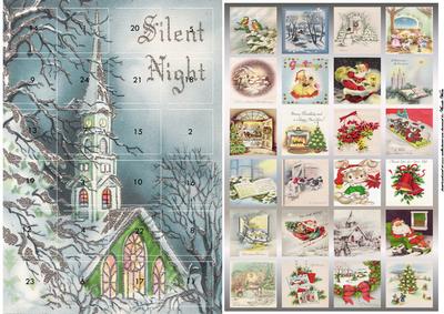 Silent Night Advent Card