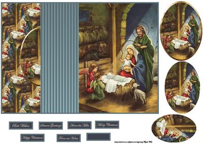 The Stable No Hole Fold Back Card