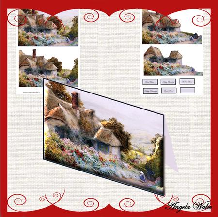 Country Garden Easy Cut Decoupage