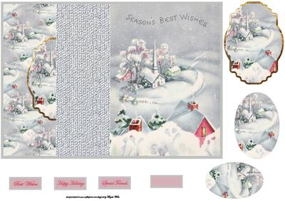 Church in the Hills No Hole Fold Back Card