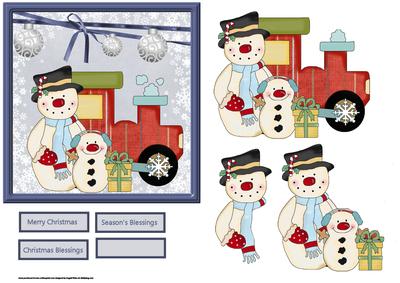 Train to Toyland with Snowman