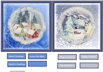 Magic Christmas Toppers and Sentiment Tags