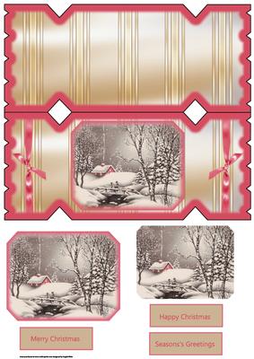 Crossing the Bridge Vintage Christmas Cracker