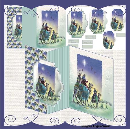Star of Bethlehem No Hole Fold Back Card