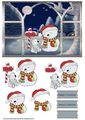 Which Way to the North Pole, Window Card