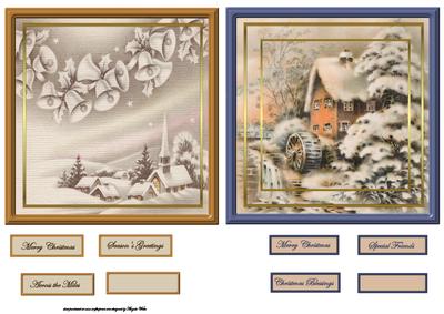 Vintage Village and Watermill Toppers