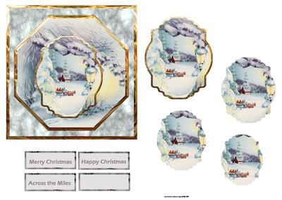 Sleigh Ride Card with a Topper